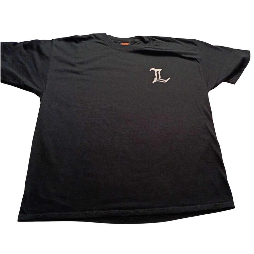 Lugz T-Shirt Men's Classic Logo Graphic Short Sleeve Black Streetwear Tee XL